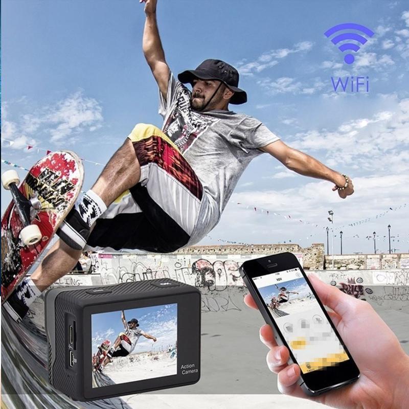 4K Waterproof All Digital UHD WiFi Camera + RF Remote And Accessories